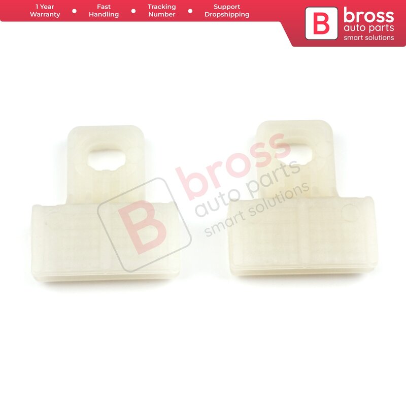 Bross Auto Parts BWR5050 2 Pieces Electrical Power Window Regulator Glass Channel Slider Sash Connector Clips Ship From Turkey