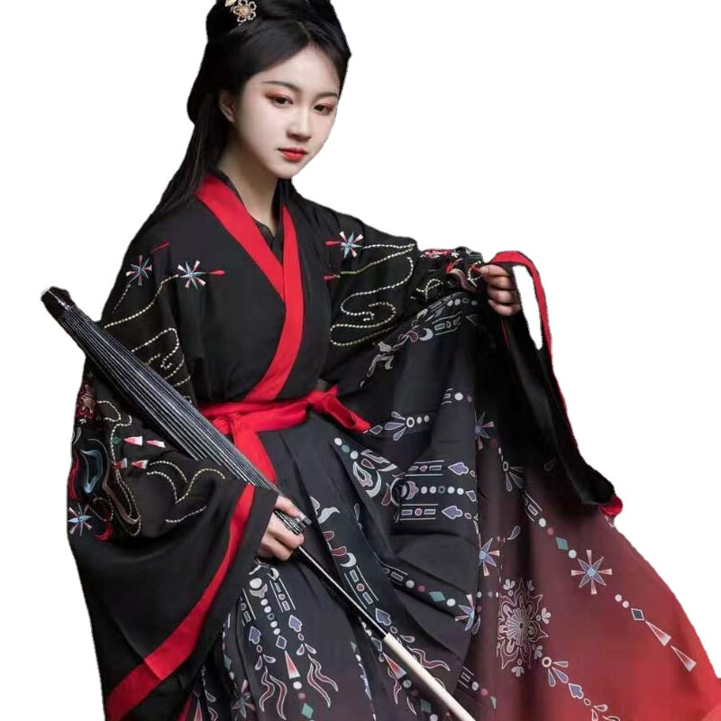 Традиционное китайское платье, традиционное платье ханьфу, костюм ханьфу в стиле династии Хань, костюм ханьфу в стиле древнего фестиваля, танцевальный костюм для выступления