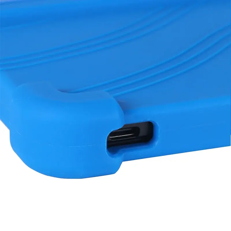 PRITOM Tronpad B8 / NEWISION VOLENTEX L8 용 케이스, 태블릿 안전 충격 방지 실리콘 스탠드 커버, 8 인치