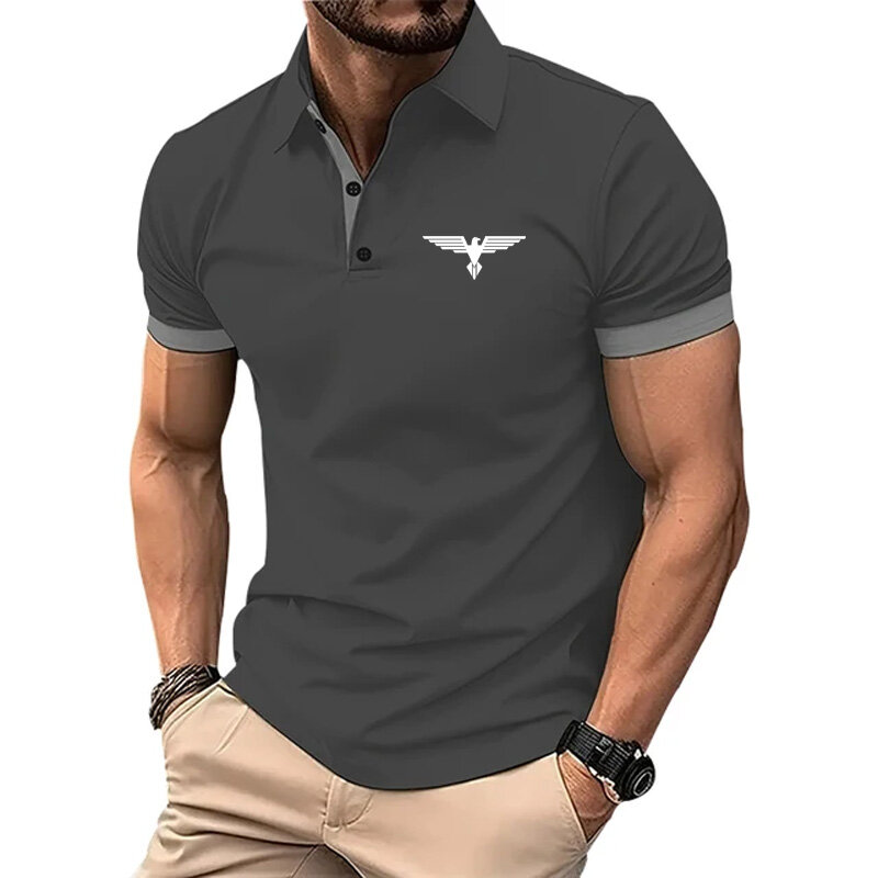 Koszulki Polo dla mężczyzn na co dzień Slim Fit męskie Polo nowa letnia moda męska odzież