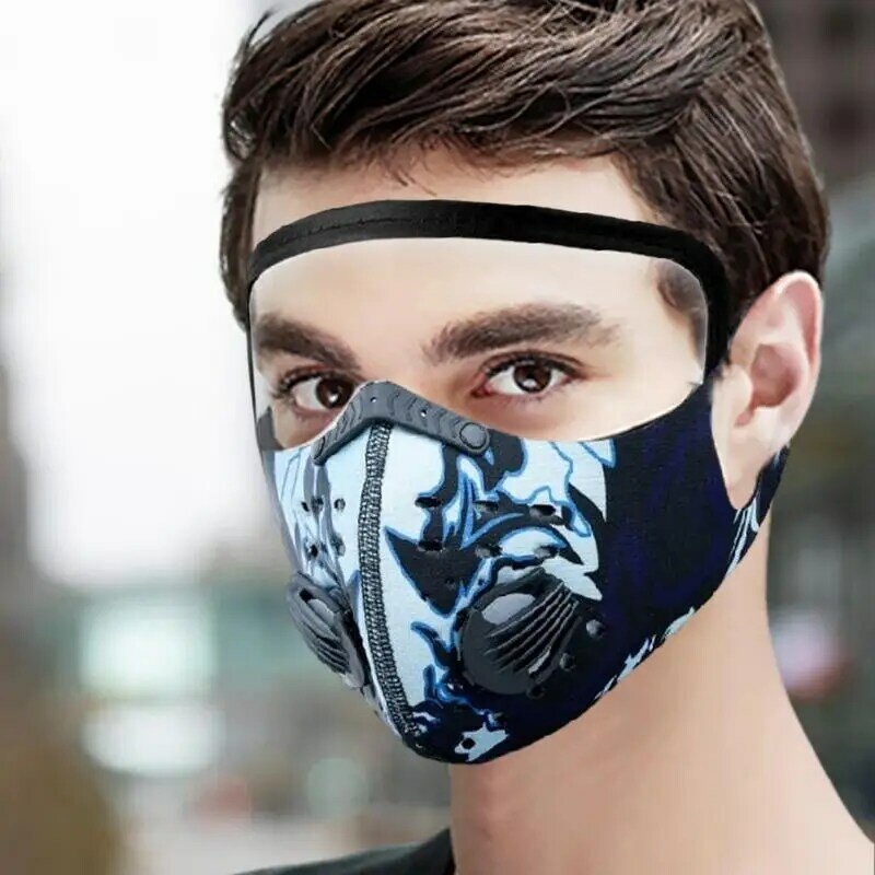 Protector facial reutilizable para ciclismo, válvula de aire a prueba de polvo y viento para un rendimiento anticontaminación en su equipo de ciclismo