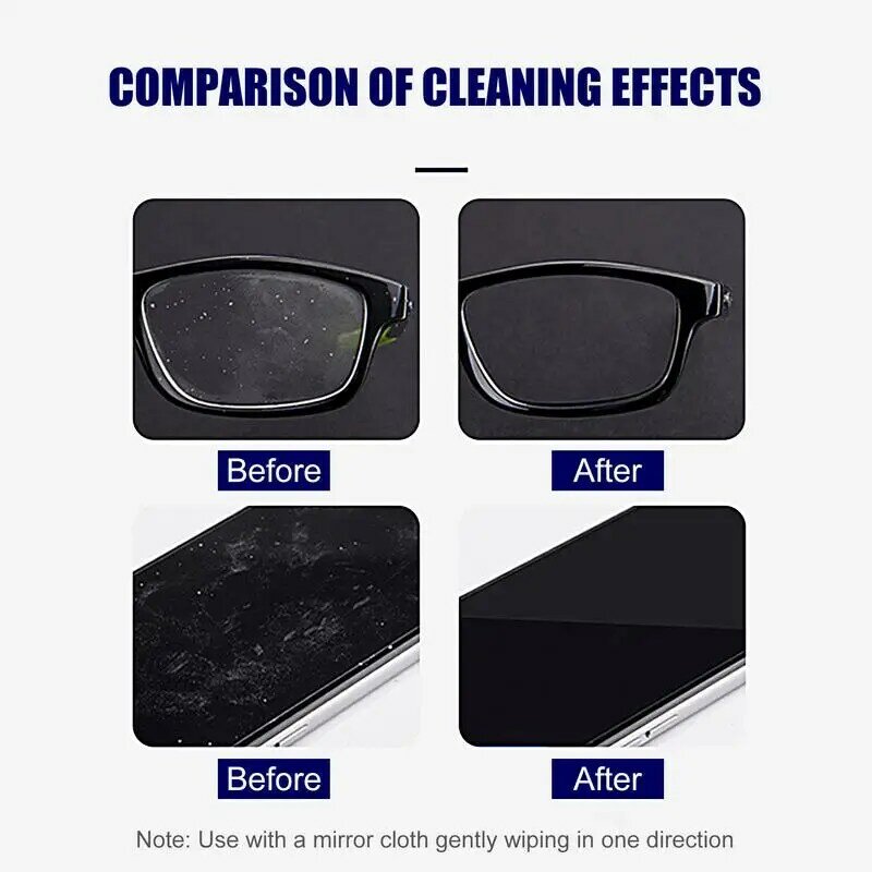 Espray antivaho para gafas, Limpiador de lentes, agente antivaho para vista clara, desnebulizador portátil para cámara, 30ml