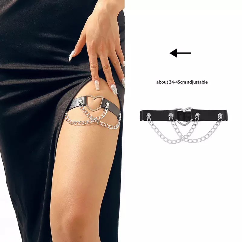 コスプレゴシックボンデージハーネス,女性のためのセクシーな伸縮性のあるPUレザーベルト