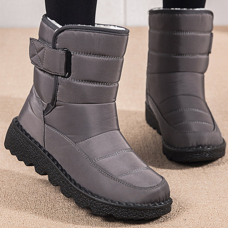 الأحذية النسائية فائقة الدافئة الشتاء الأحذية مع الكعب الثلوج الأحذية المطاطية الجوارب الفراء بوتا الأنثوية قصيرة التمهيد الإناث الشتاء الأحذية