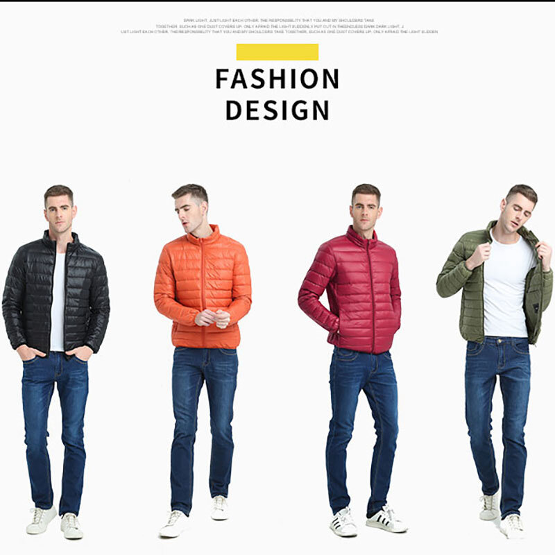 Men's Winter Jacket Four Seasons Ultra Lightweight Cotton Coat 2022 Men Keep Warm Clothing Male Casual Plus Size 10XL Outerwear