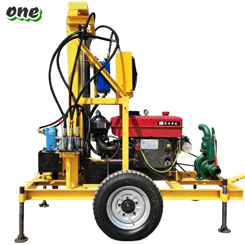 Bore Well Drilling Machine Specifications High Quality 22 HP Water Well Drilling Rig Machine