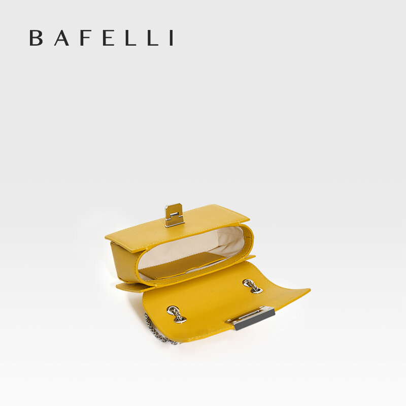 BAFELLI-Bolso de mano con cadena clásica para mujer, bandolera de hombro con estilo, MINI monedero informal, tendencia, 2023