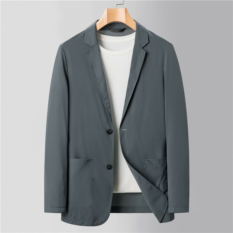 B2230-casual wiosenna i jesienny garnitur męskie, luźny płaszcz męski