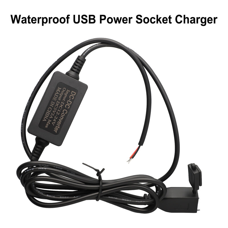 Motorcycle Electronics Accessories Motorcycle Charger 12V-24V Adapter USB Waterproof For Motorcycle Smart Phone