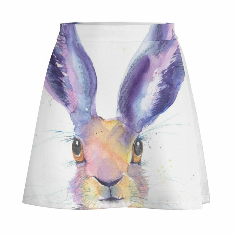 Rainbow Hare Mini Skirt extreme mini dress Kawaii