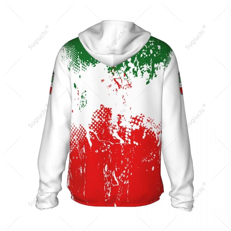 Somaliland Flag Sun Protection Hoodie Sunscreen Clothes Fishing Cycling Running Quick Dry Long Sleeve With Zipper Polyester