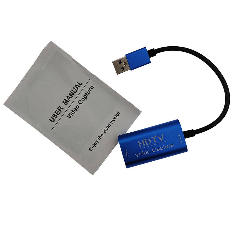 Tipo C Video Capture Card compatível com HDMI, USB 3.0, coletor de vídeo, adequado para alta definição