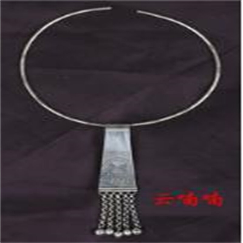 Collar de disfraz de estilo chino Original hecho a mano, accesorios de fotografía fotográfica, joyería de estilo étnico Miao