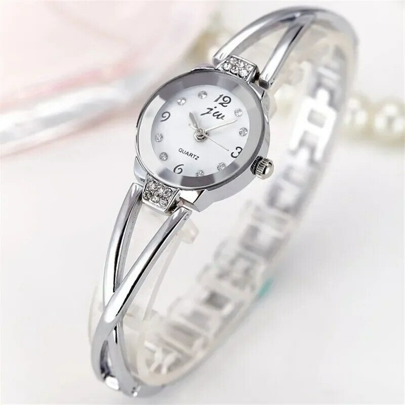 Luxo simples pequeno relógio redondo mostrador para mulheres, senhoras relógios, marca de topo, relógio de quartzo casual, 3 cores, venda quente, 2024