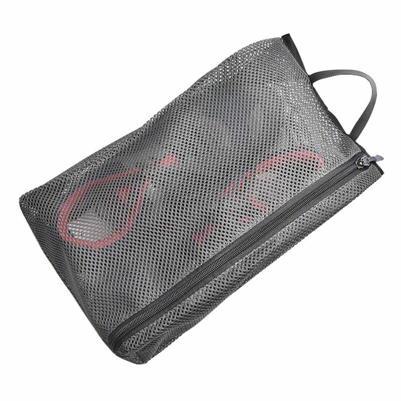 Воздухопроницаемая сетчатая сумка для обуви, гладкая быстросохнущая сумка на молнии для дайвинга, многофункциональная сумка для плавания и хранения, для путешествий и кемпинга