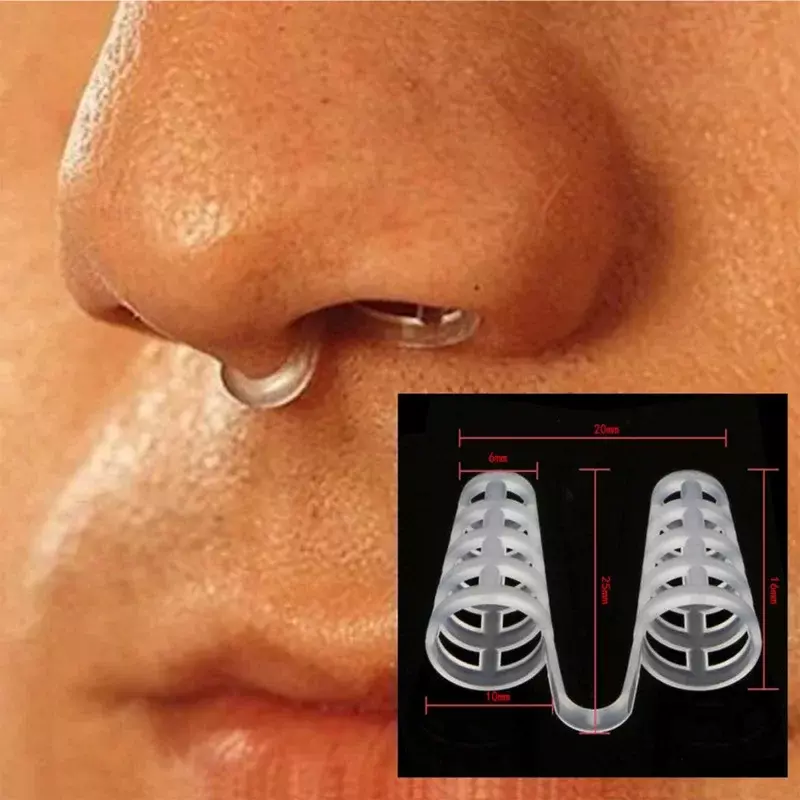 Dilatatori nasali Anti russare respirare-facile smettere di russare coni aiuto per la congestione attrezzatura per dormire smettere di russare dilatatori nasali batteria