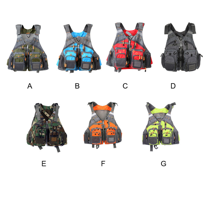 Cloth Life Jacket For Fishing - Functional And Breathable For Outdoor Adventures Comfortable