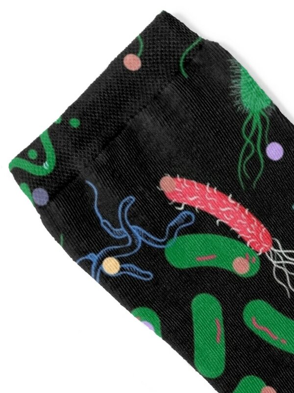 Mikrobiologe Muster Mikroben, Virus, Bakterien-Mikrobiologie Socken Sport Weihnachten Großhandel Socken männliche Frauen