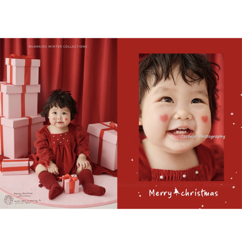 Рождественская одежда для детей, одежда для фотосъемки детей, 100 дней, фотография 100 sunshine