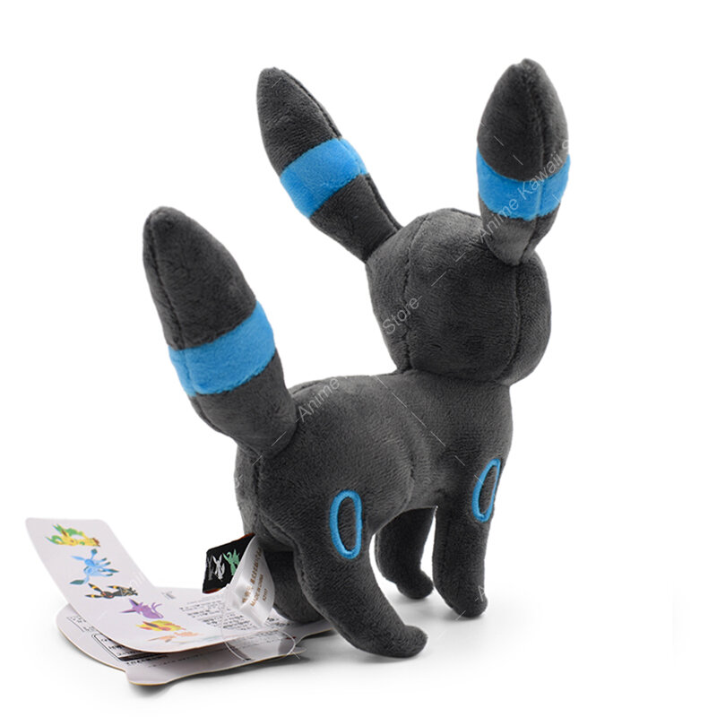 Umbreon juguete de Peluche de Pokémon, muñecos de animales de dibujos animados, Kawaii, Eeveelution, Umbreon