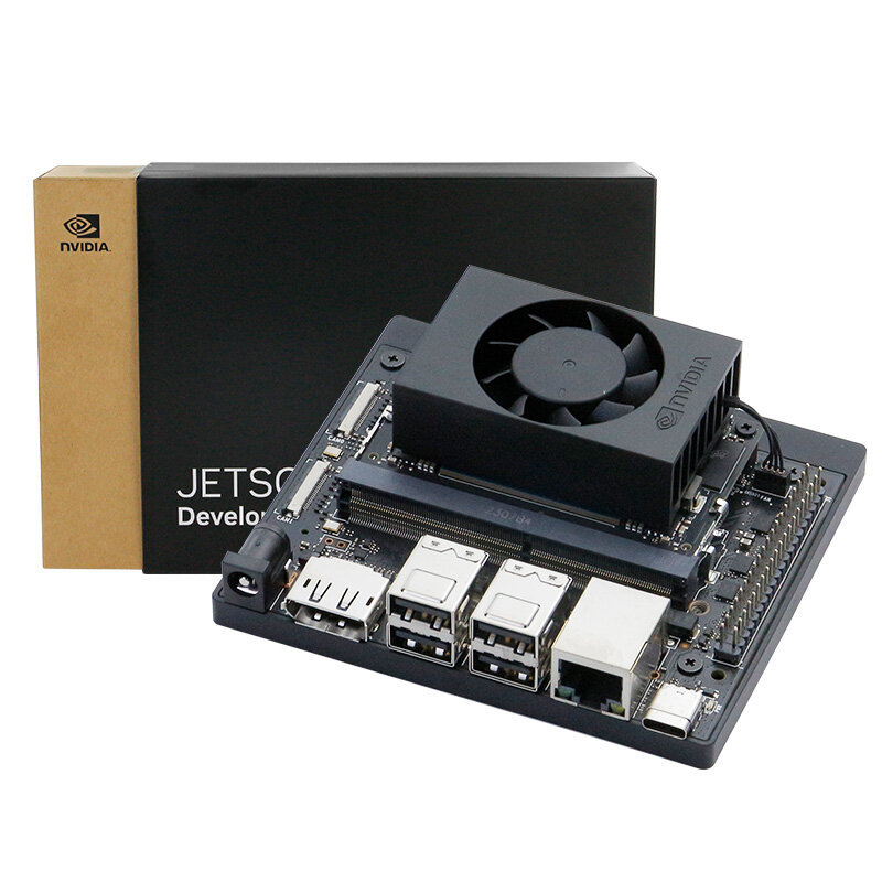 NVIDIA Jetson Orin NANO Placa de desarrollo, Kit de desarrollador oficial con 8GB de RAM basado en NVIDIA Core Module para AI Deep Learning