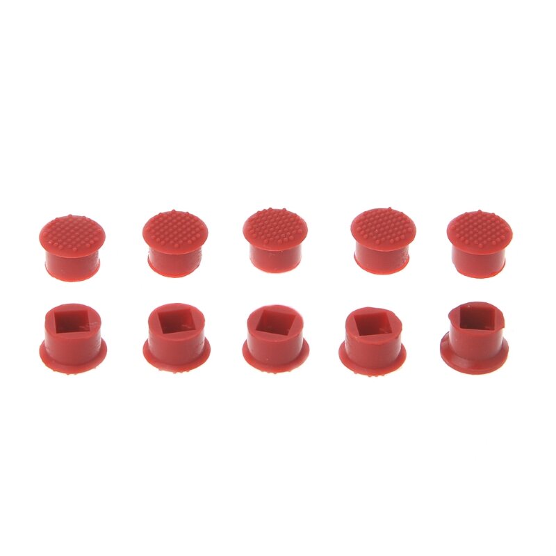 10 peças ponteiro trackpoint tampa vermelha para para thinkpad ponteiro tampas d5qc