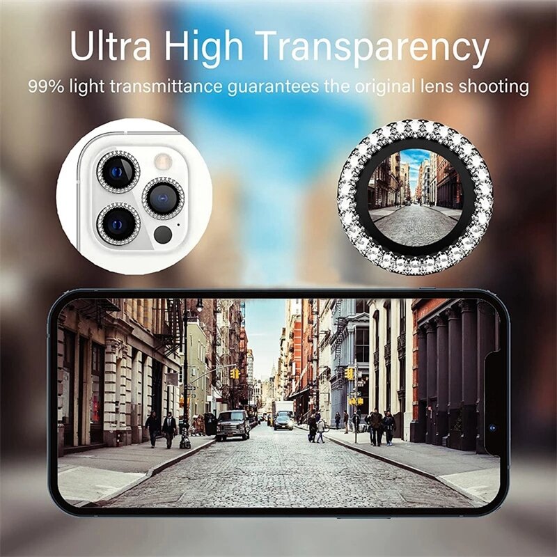 Защитное стекло для объектива камеры iPhone 15 Pro Max 14 Plus 12 13 Mimi 14 13 12 Pro