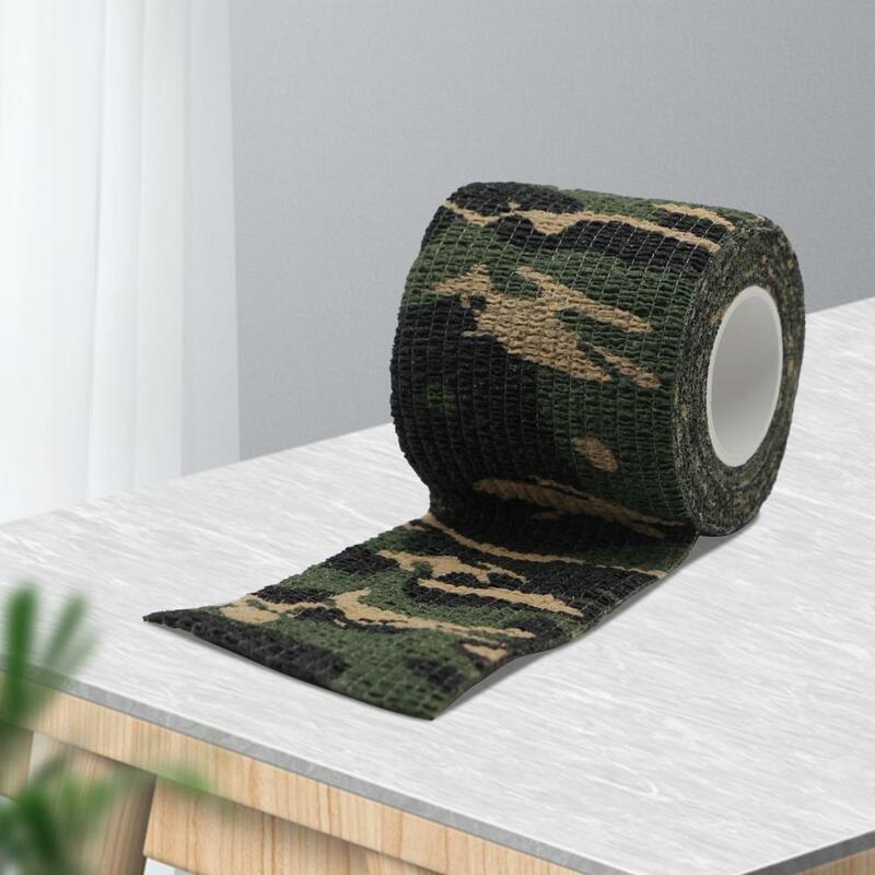 1 Roll Practical Camouflage Tape Portable Camo Wrap Tape Convenient Camo Stretch Bandage Tape  Easily Remove
