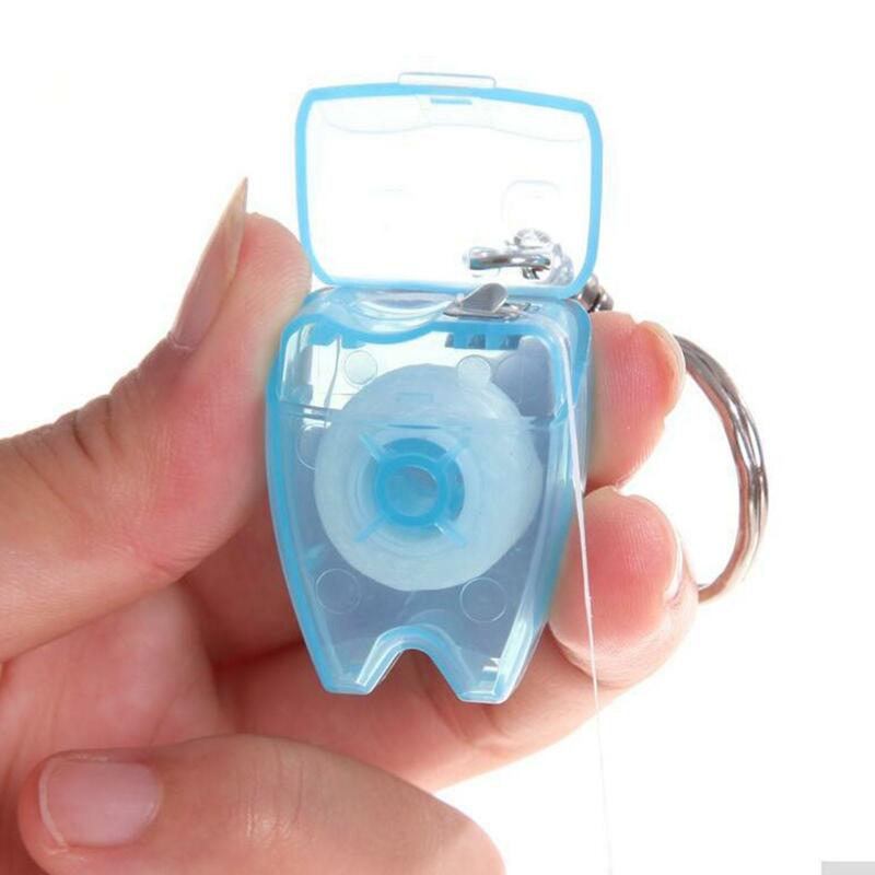 Portable Floss Keychain Oral Dental Tooth Floss for Travel Home Outdoor