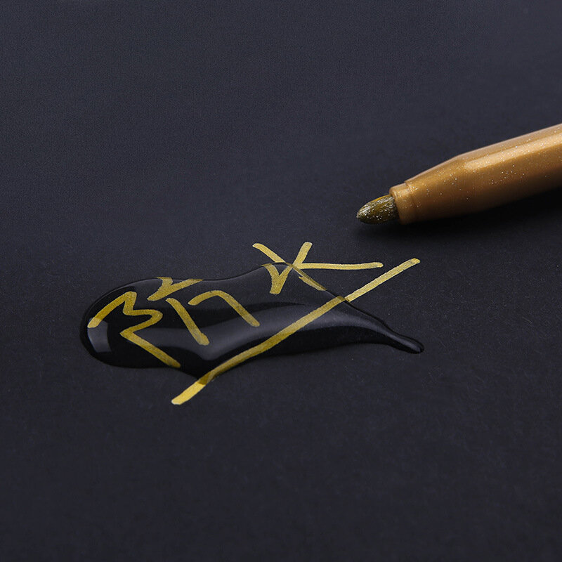 20 pz penna metallica oro argento resina penna da disegno vernice acrilica fai da te resina epossidica stampo evidenziare pennarello permanente fatto a mano Crfat