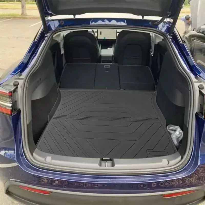 Bantalan penyimpanan alas bagasi depan belakang mobil Upgrade nampan kargo untuk Tesla Model Y/3 Aksesori bantal pelindung tahan debu tahan air