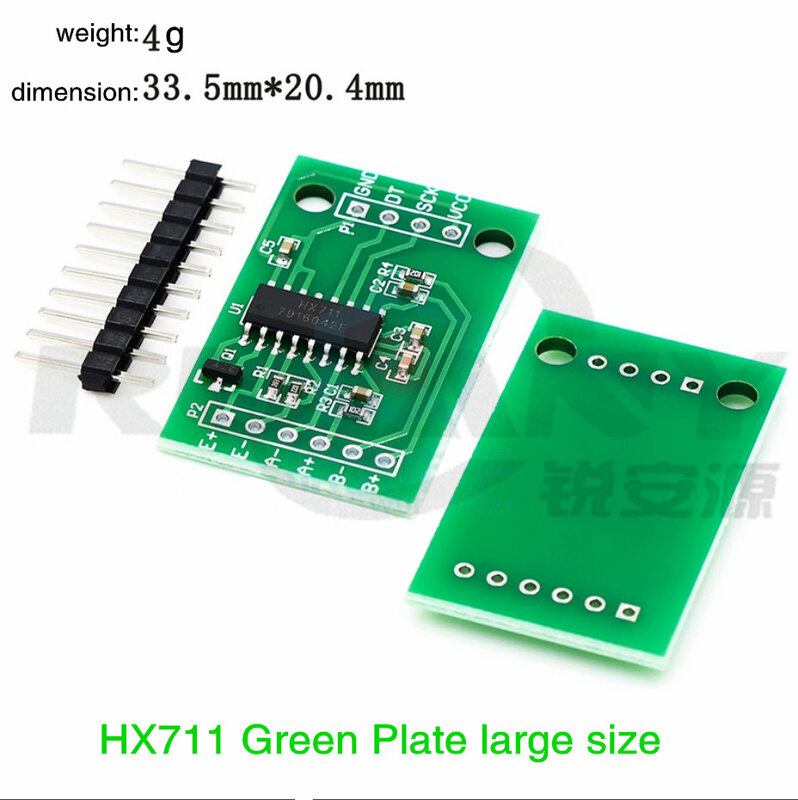 Módulo de pesaje HX711 serie de 24 bits módulo AD de precisión sensor de presión Módulo de báscula electrónica de pesaje