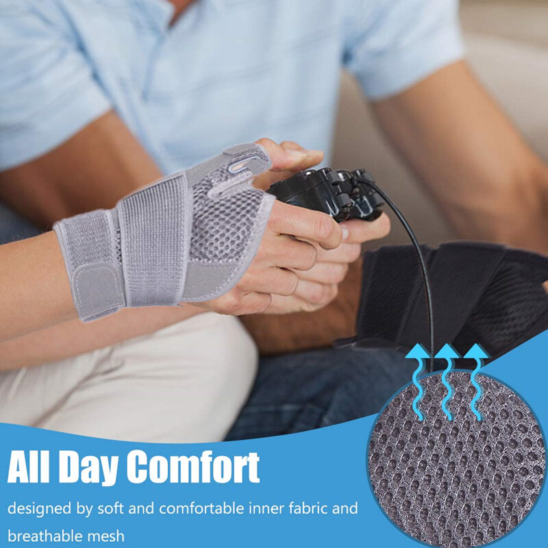 1PC Thumb Spica Splint Stabilizer Wrist Support Brace Protector Carpal Tunnel Tendonitis Pain Relief Right Left Hand Immobilizer