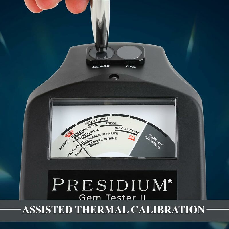 Strumenti Gem Tester II (PGT II) con calibrazione termica assistita (ATC) per identificare diamanti/moissaniti e comuni