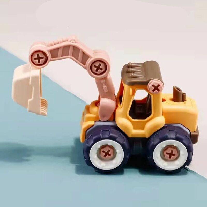 Детский креативный сборный грузовик «сделай сам», модель автомобиля, строительный грузовик, экскаватор, игрушка Монтессори, обучающая игрушка, подарки для мальчиков