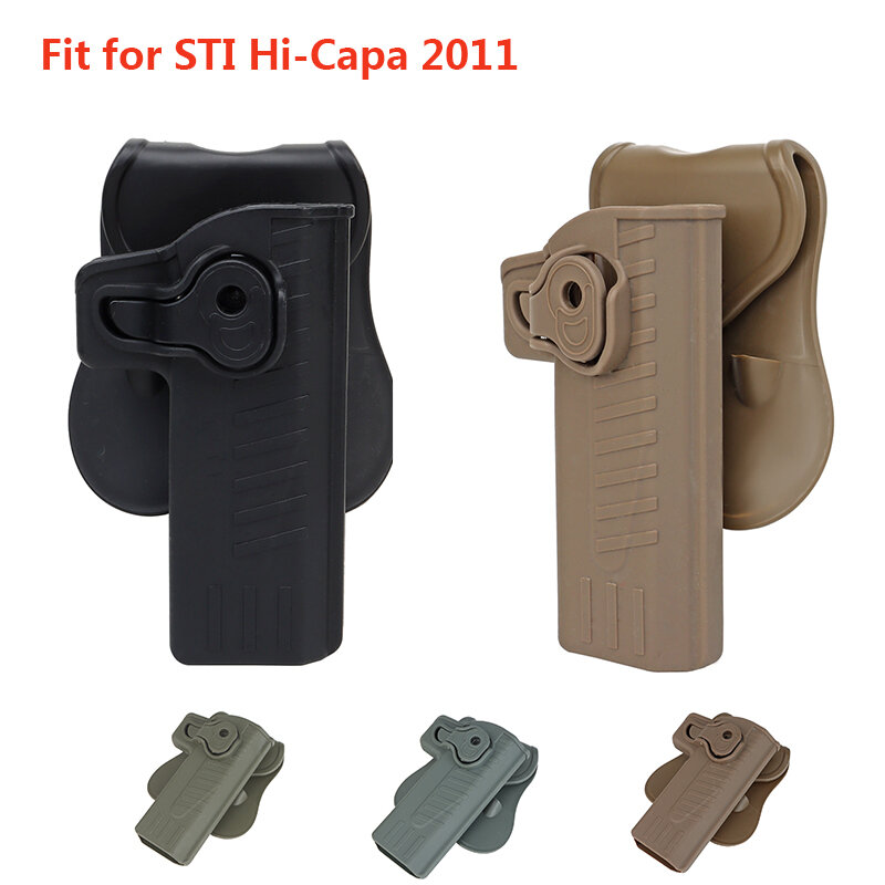 ยุทธวิธีปืนอัดลมสำหรับ STI Hi-Capa 2011 Series Tokyo Marui/WE/KWA/KJW Colt 1911ขวา-มืออุปกรณ์การล่าสัตว์