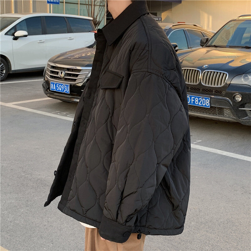 Manteau Japonais en Coton pour Homme, Cardigan Décontracté à Carreaux, Style Simple, Collection Hiver 2023