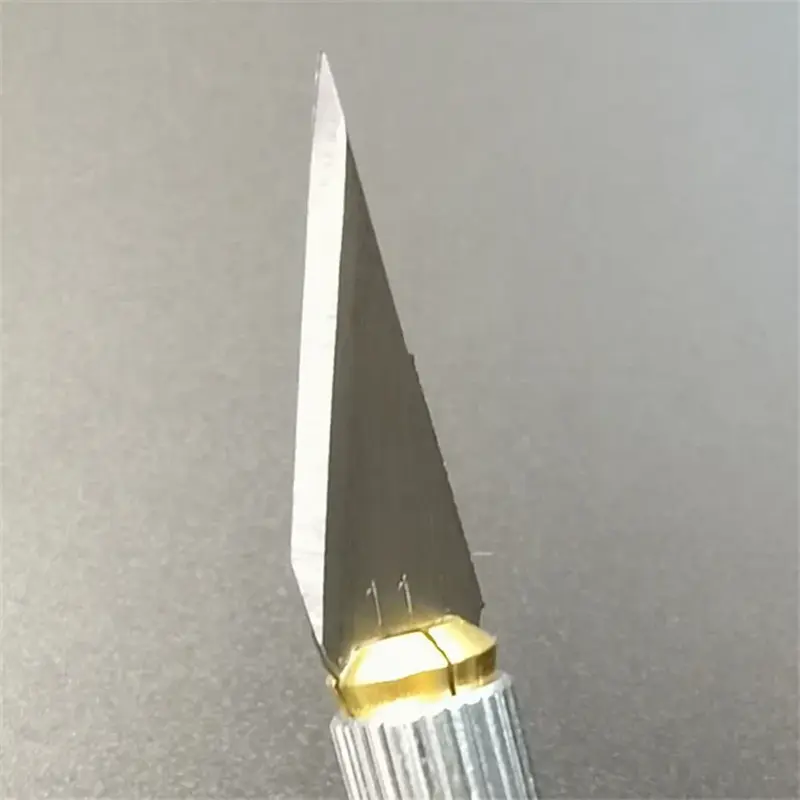 Lame per incisione da 50/100 pezzi per X-Acto exato Tool SK5 Graver Blades Cutter coltelli artigianali per strumenti manuali di riparazione PCB per telefoni cellulari