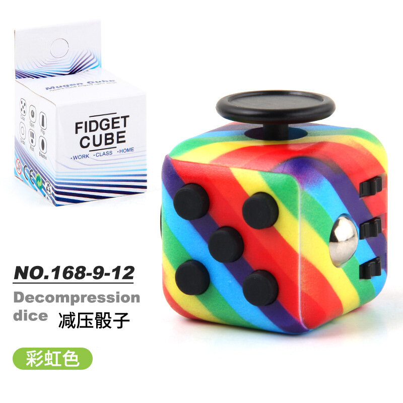 Fidget Toys Decompression Dice for Autism Adhd Anxiety Relieve Adult Kids Stress Relief Anti-Stress Fingertip Toys