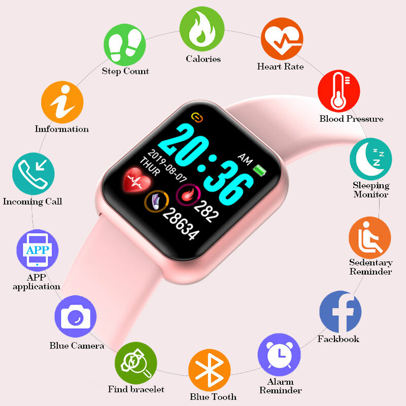 Smart Uhr Kinder Wasserdichte Fitness Sport LED Digital Elektronik Uhren für Kinder Jungen Mädchen Studenten 12-15 jahre alt uhr