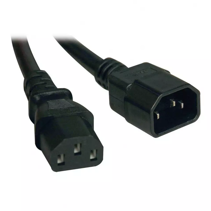 Ul zertifiziertes 1,2 m C13-C14 18awg Netz kabel