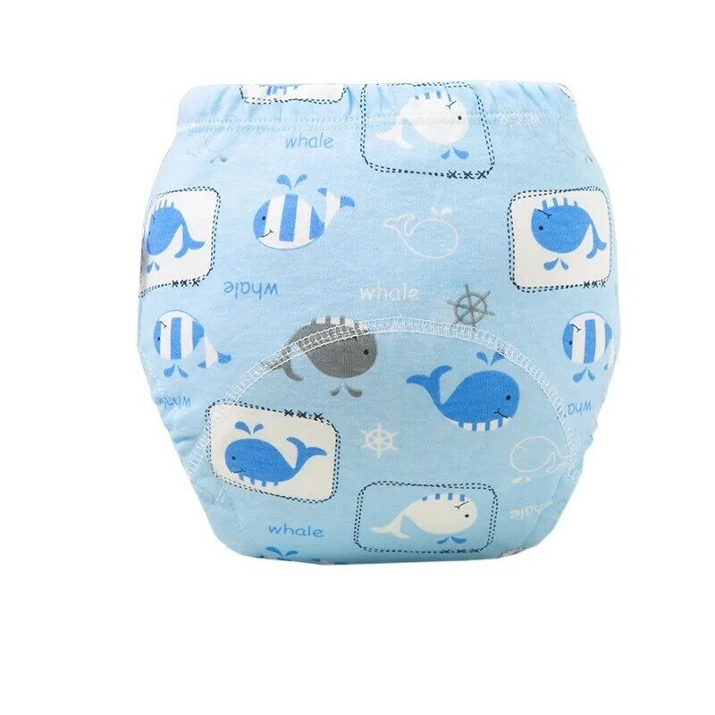 Детские хлопковые водонепроницаемые тренировочные штаны, 6-слойные тканевые подгузники для горшков, многоразовые моющиеся хлопковые Экологичные подгузники для чистоты