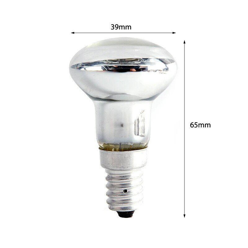 スポットライト用の透明な交換用ラバ,ヘッドライト用のLED電球,e14 r39 30w,1個,アクセサリー