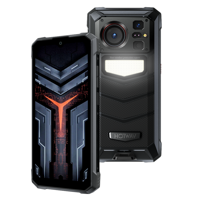 All'ingrosso HOTWAV W11 Rugged Phone 280LM torcia 20800mAh 33W 6.6 ''FHD + Smartphone 64MP posteriore 24MP visione notturna telefono cellulare