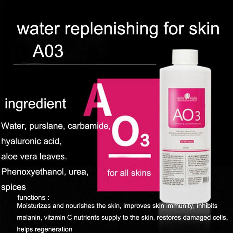 400ML Aqua Peeling Solution AS1 SA2 AO3 For Hydra Dermabrasion Beauty Machine Facial Skin Care Strong Cleansing
