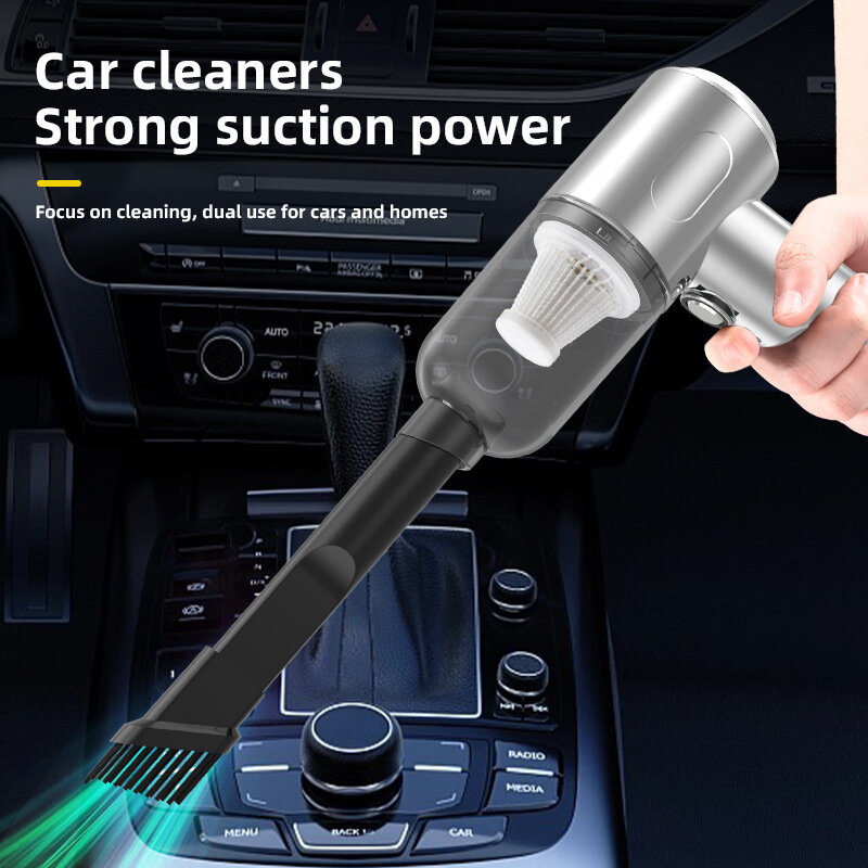 Xiaomi 120000PA Car Vacuum Cleaner Powerful Cleaning Machine Car Home Auto Robot Wireless Cleaner Appliance Strong Suction 2024