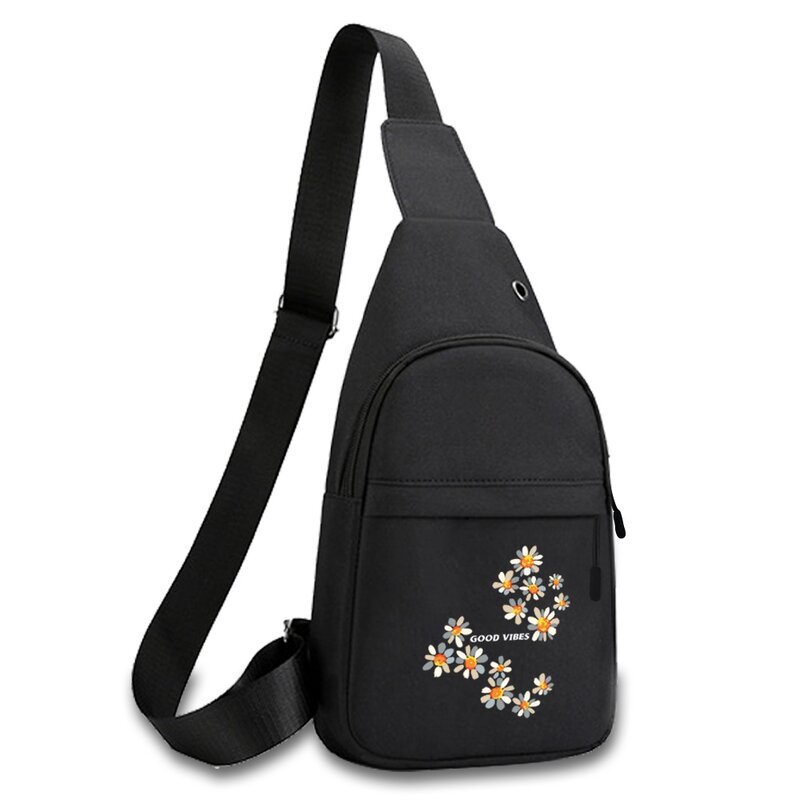 Модная мужская нагрудная сумка, мужские спортивные холщовые сумочки через плечо с короткими маргаритками, мужские кошельки для телефона с USB-зарядкой