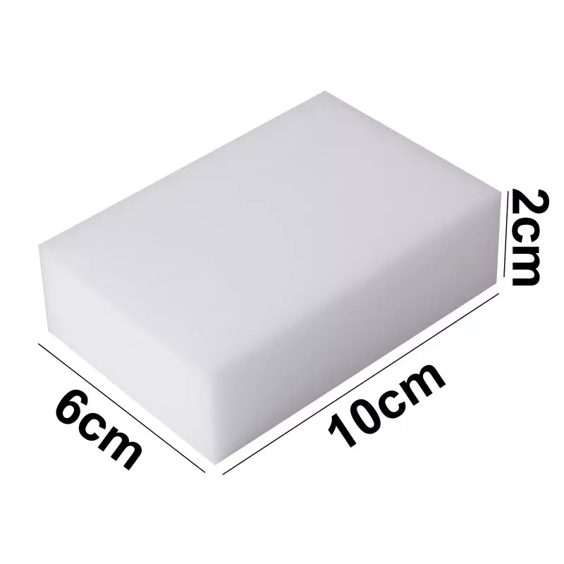 100 Stks/partij Magic Sponge Multi-Functionele Cleaning Eraser Melamine Spons Voor Keuken Badkamer Schoonmaken Accessoires 100*60*20Mm