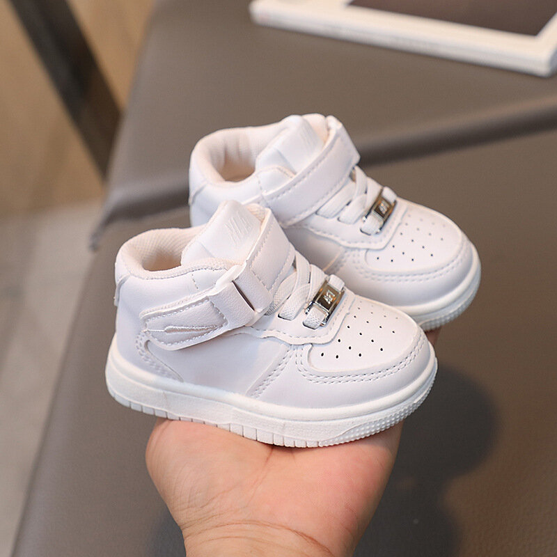 High Quality Cool Children Casual Shoes Solid Color Leisure Baby Girls Boys Sneakers Hot Sales Kids Boots Toddlers Tennis