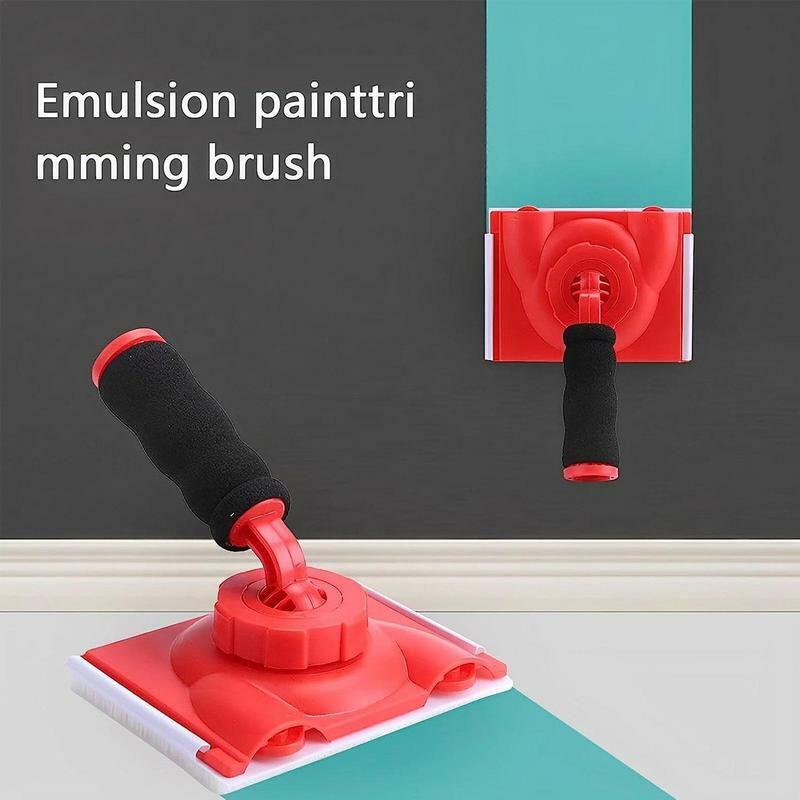 Plastic Trim Paint Edge Trimmer Almofada de canto de parede ajustável Teto Mão Pintura Escova com alça Escovas